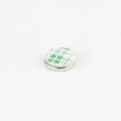 Neodymium Adhesive Disc Magnets, N35, Plated