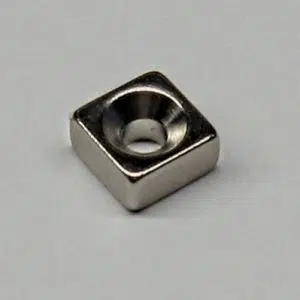 Neodymium Block Magnets, N42, Countersunk