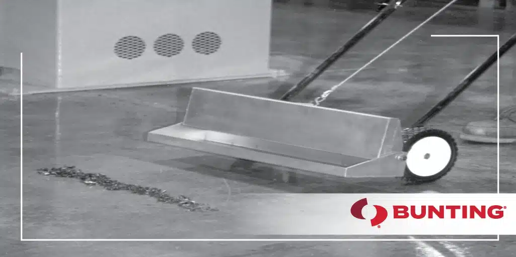 Magnetic Sweeper Sweeps Away Metal